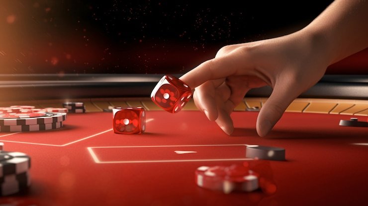 Menu pengaturan permainan Diamond Empire dengan opsi ukuran taruhan dan fitur autoplay